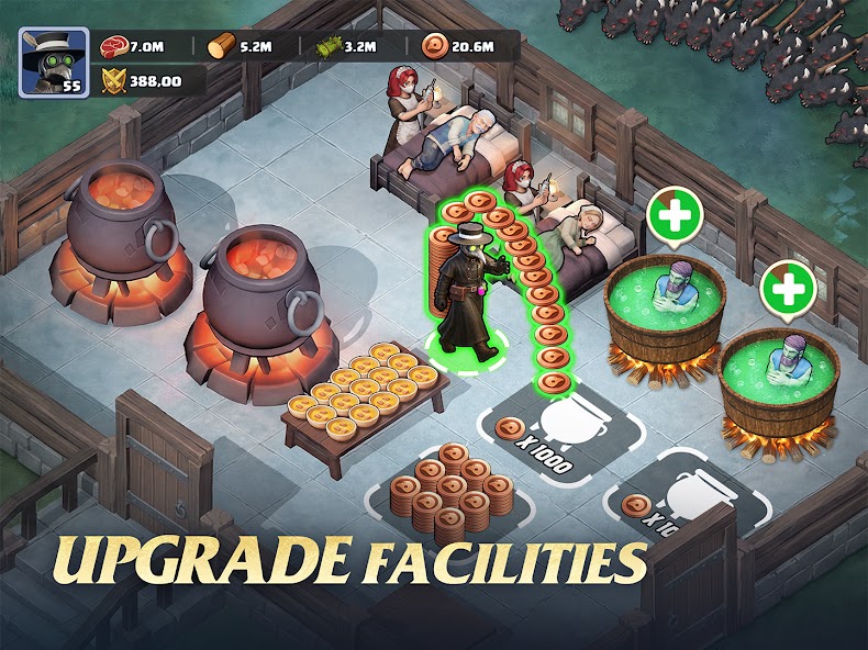Production facilities in Last Asylum: Plague